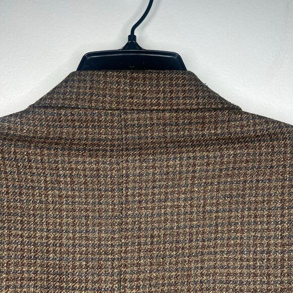 Pronto Uomo Men’s 48R Silk & Wool Sport Coat Blazer Jacket Italy Single Breasted - Picture 8 of 15